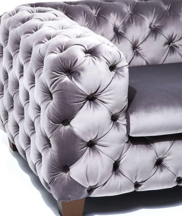 KARE Design Fauteuil Desire Zilvergrijs