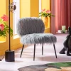 KARE Design Fauteuil Hairy Blue
