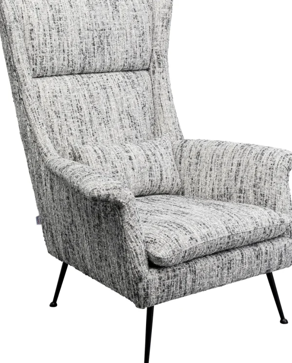 KARE Design Fauteuil Vegas Forever Melange Salt & Pepper