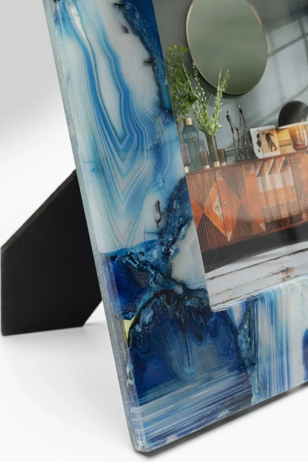 KARE Design Fotolijst Francis Achat Blue 13x18cm