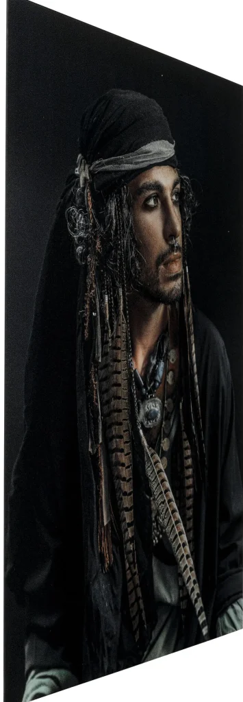 KARE Design Glas Schilderij Pirate 80x120cm