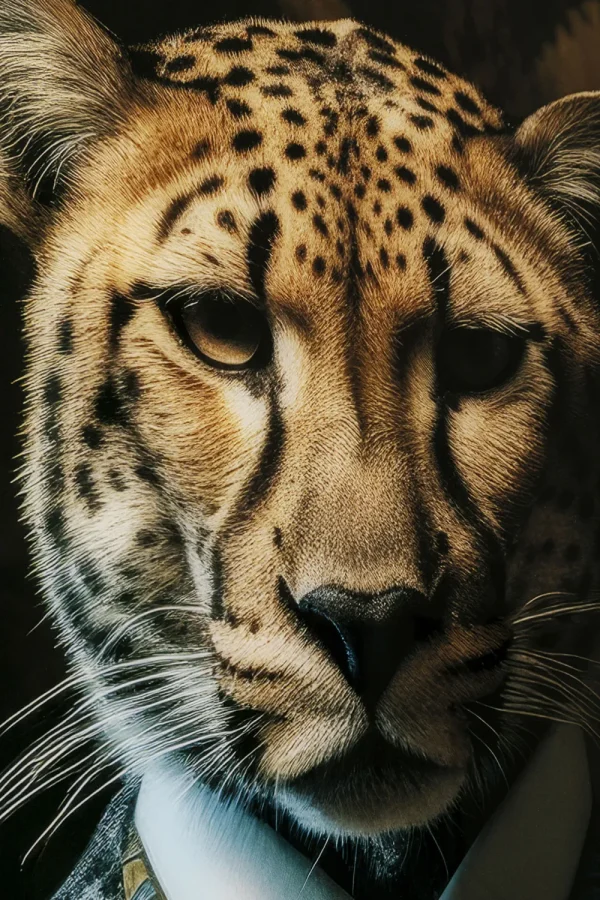 KARE Design Glasschilderij Mister Leo 100x150cm