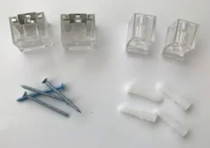 KARE Design Haken Voor Glaslijsten (4-delig)