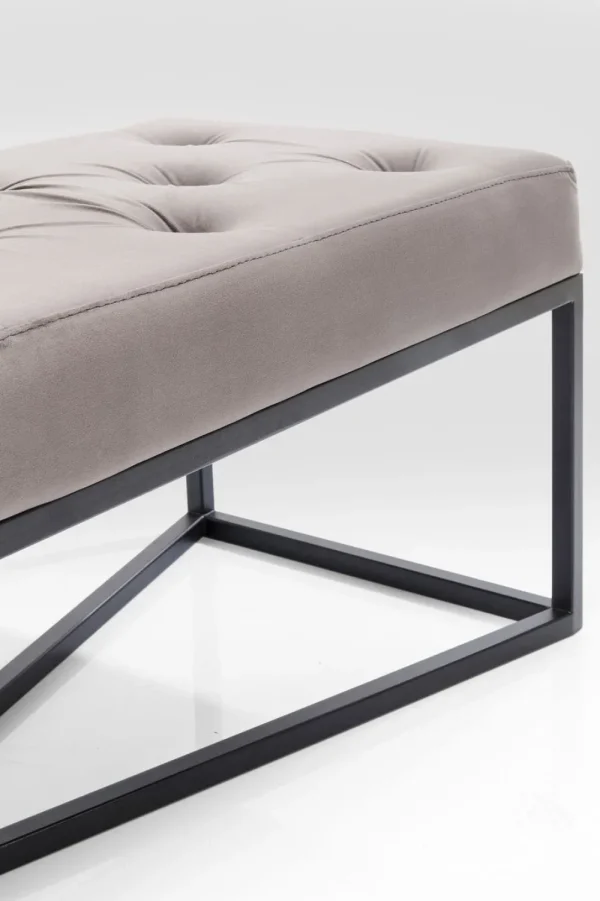 KARE Design Halbank Crossover Grijs Zwart 150x40cm