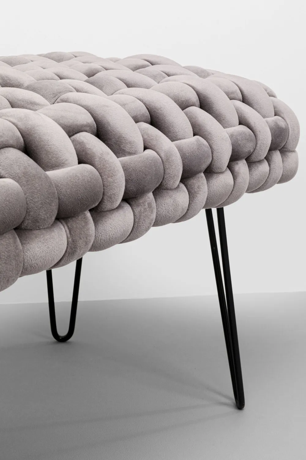 halbank_weave_grijs_cm_2.webp KARE Design Halbank Weave Grijs 128cm