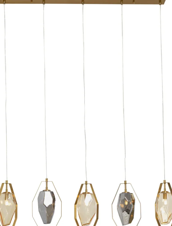 KARE Design Hanglamp Diamond Fever Dining Brass 110cm