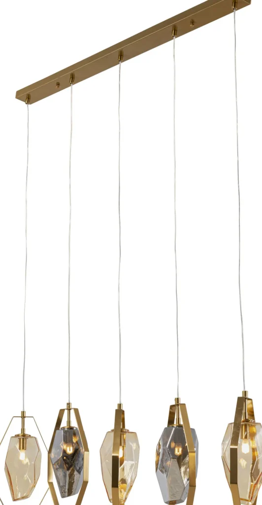 KARE Design Hanglamp Diamond Fever Dining Brass 110cm