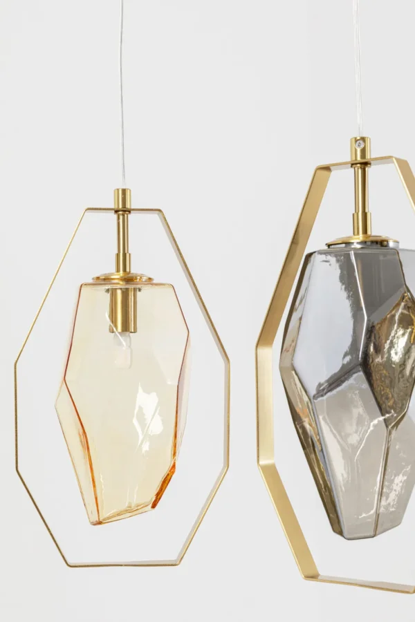 KARE Design Hanglamp Diamond Fever Dining Brass 110cm