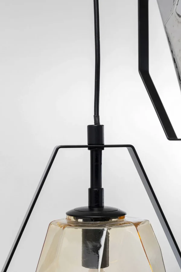 KARE Design Hanglamp Diamond Fever Spiral Black 42cm