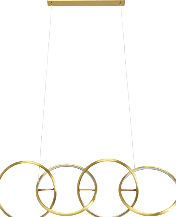 KARE Design Hanglamp Galaxy LED Gold 155cm