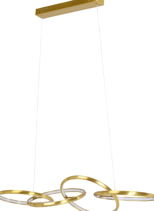 KARE Design Hanglamp Galaxy LED Gold 155cm
