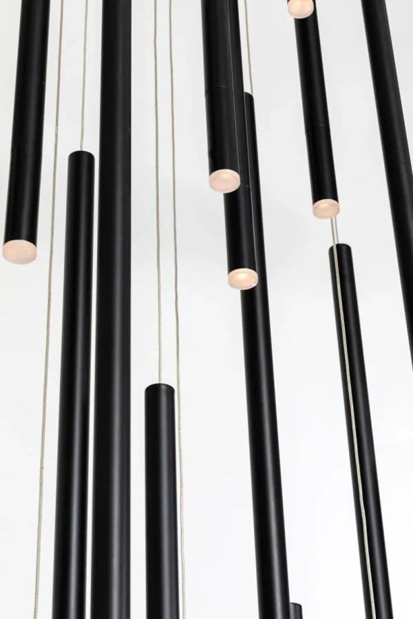 KARE Design Hanglamp Living Vegas Deluxe Black Matt LED