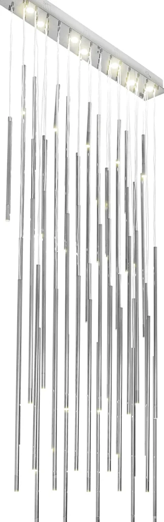 KARE Design Hanglamp Living Vegas Deluxe Chroom LED