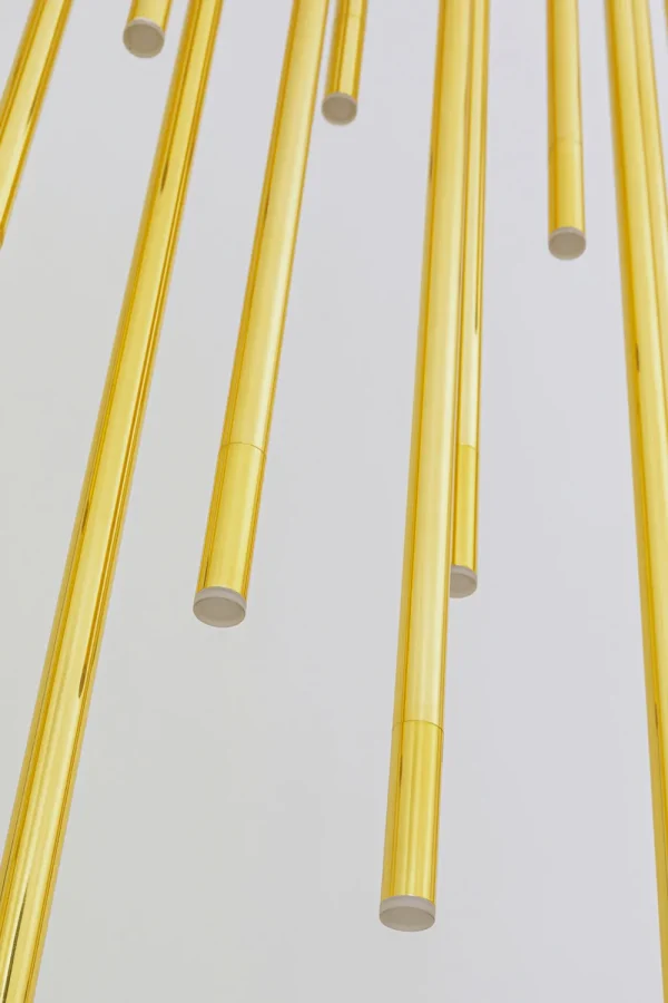 KARE Design Hanglamp Living Vegas Deluxe Messing LED