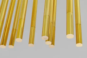 KARE Design Hanglamp Living Vegas Messing LED