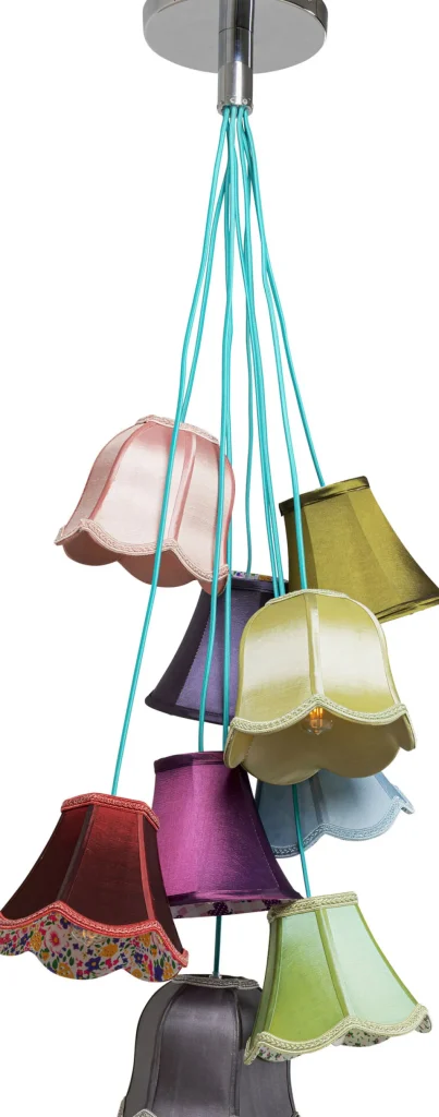 KARE Design Hanglamp Saloon Flowers 9 Stuks