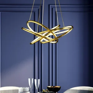 KARE Design Hanglamp Saturn LED Goud Groot