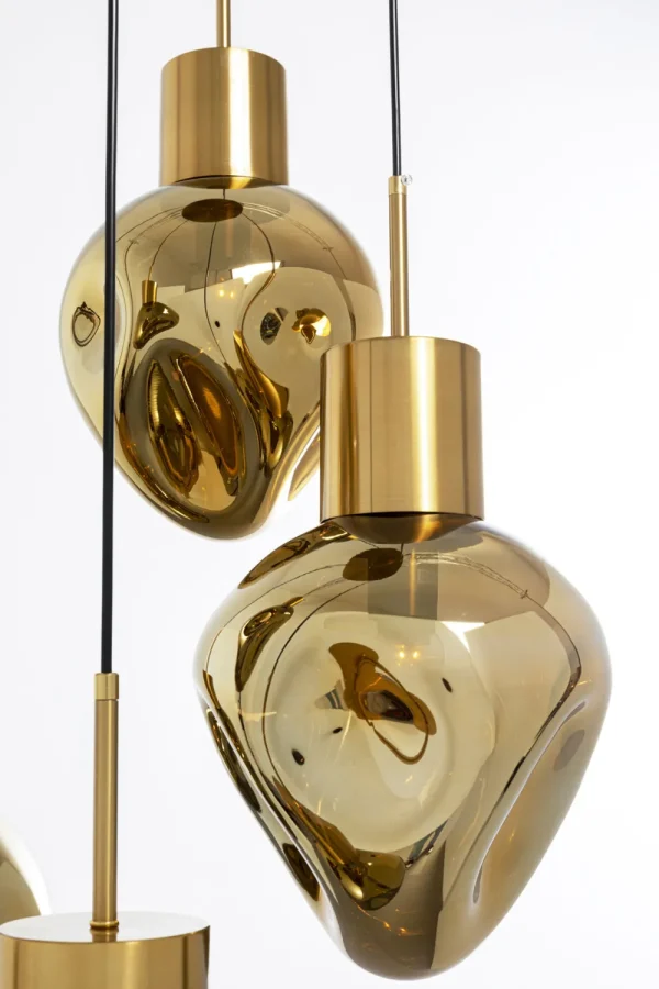 KARE Design Hanglamp Supernova Amber Cinque 50cm