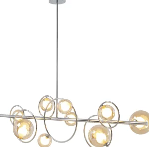 KARE Design Hanglamp Universe Chrome 110cm