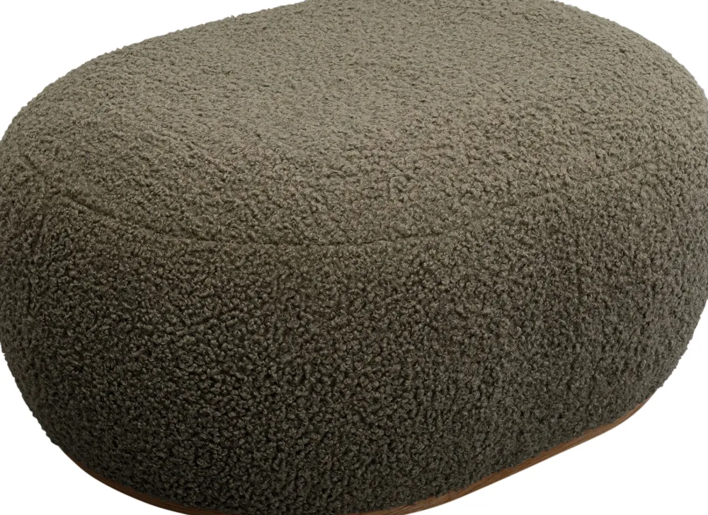 hocker_pebble_boucle_olive_cm_0.webp KARE Design Hocker Pebble Boucle Olive 81cm