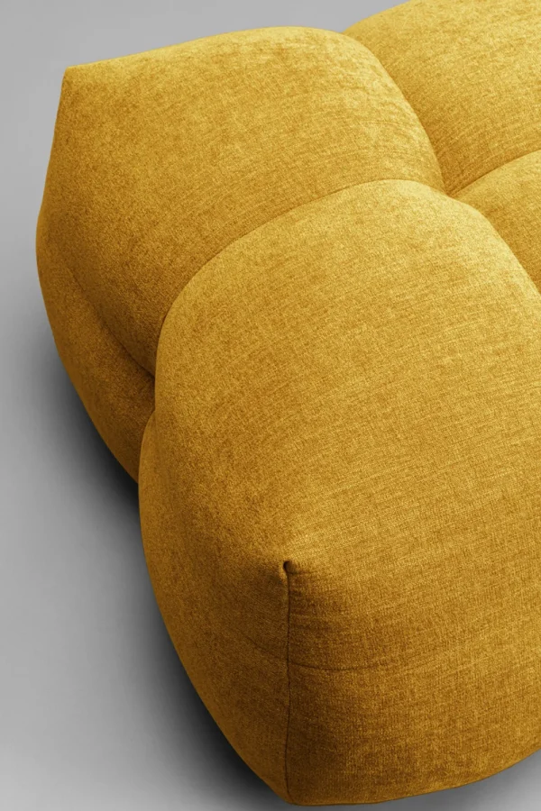 KARE Design Hocker Salamanca Yellow 125x80cm