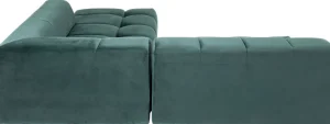KARE Design Hoekbank Belami Fluweel Donkergroen Rechts 265cm