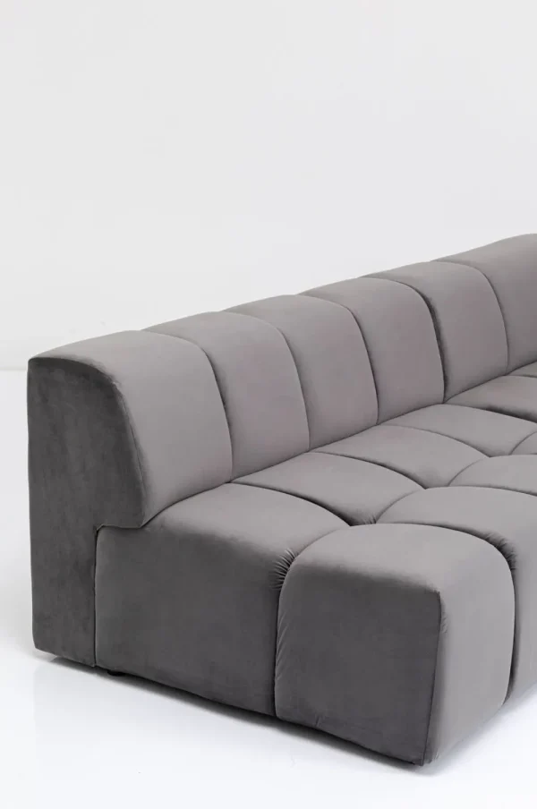 KARE Design Hoekbank Belami Grijs Rechts