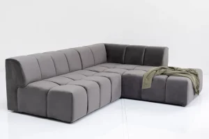 KARE Design Hoekbank Belami Grijs Rechts