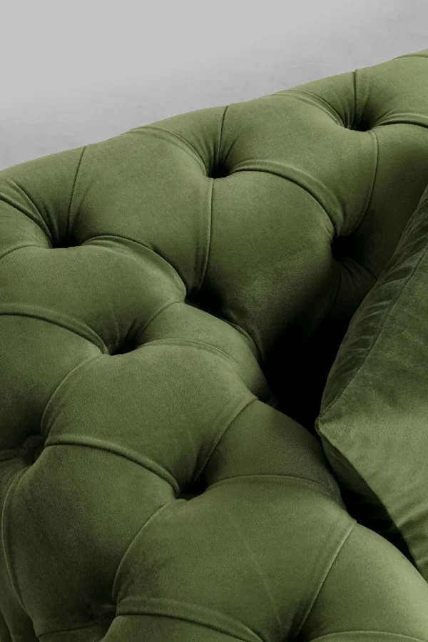 KARE Design Hoekbank Bellissima Velvet Green Left