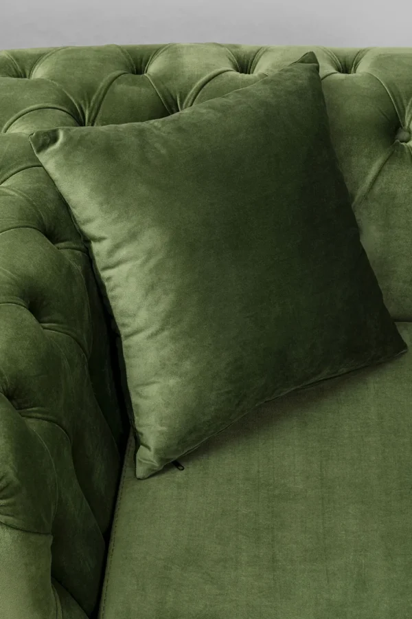 KARE Design Hoekbank Bellissima Velvet Green Right