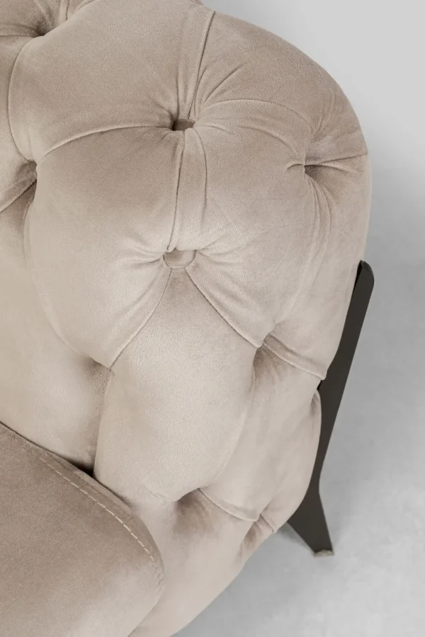 KARE Design Hoekbank Bellissima Velvet Taupe Left
