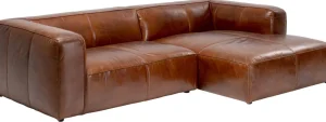 KARE Design Hoekbank Cubetto Leather Brown