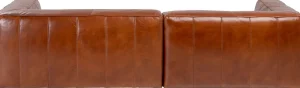 KARE Design Hoekbank Cubetto Leather Brown 170x270cm