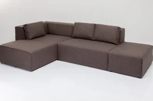 KARE Design Hoekbank Infinity Dolce Bruin Links