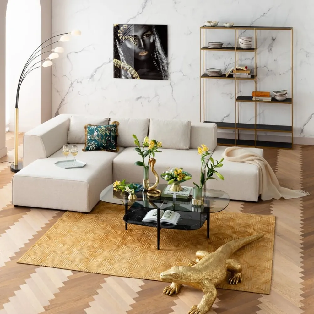 hoekbank_infinity_ottomane_creme_links_0.webp KARE Design Hoekbank Infinity Ottomane Creme Links