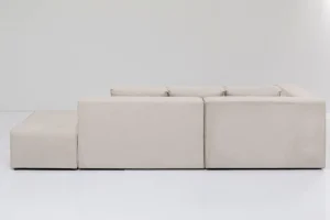 KARE Design Hoekbank Infinity Ottomane Creme Links