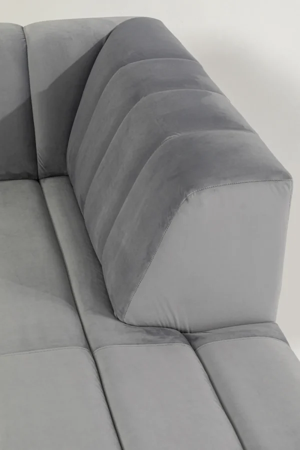 KARE Design Hoekbank Jessy Titanium Right