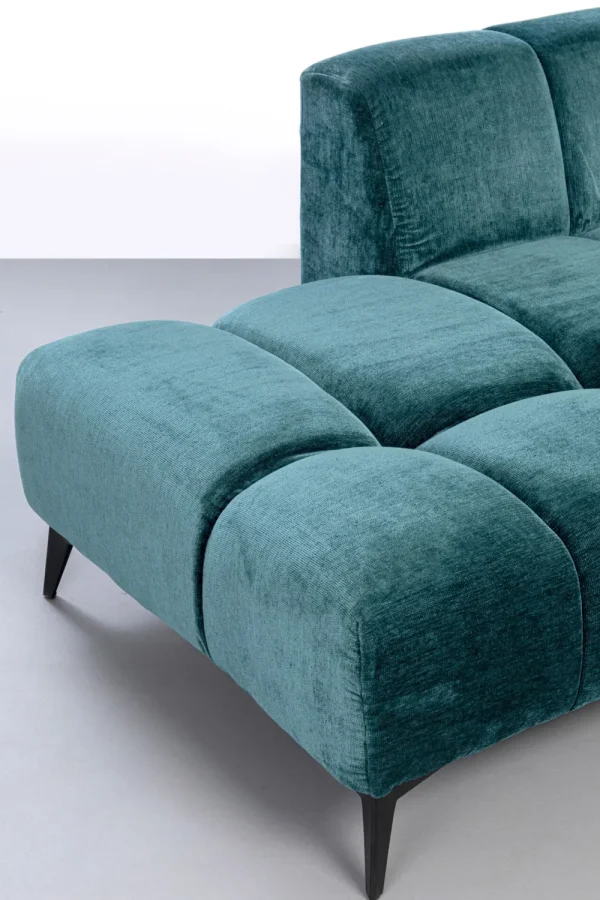 KARE Design Hoekbank Nia Glam Dark Green Left 250cm