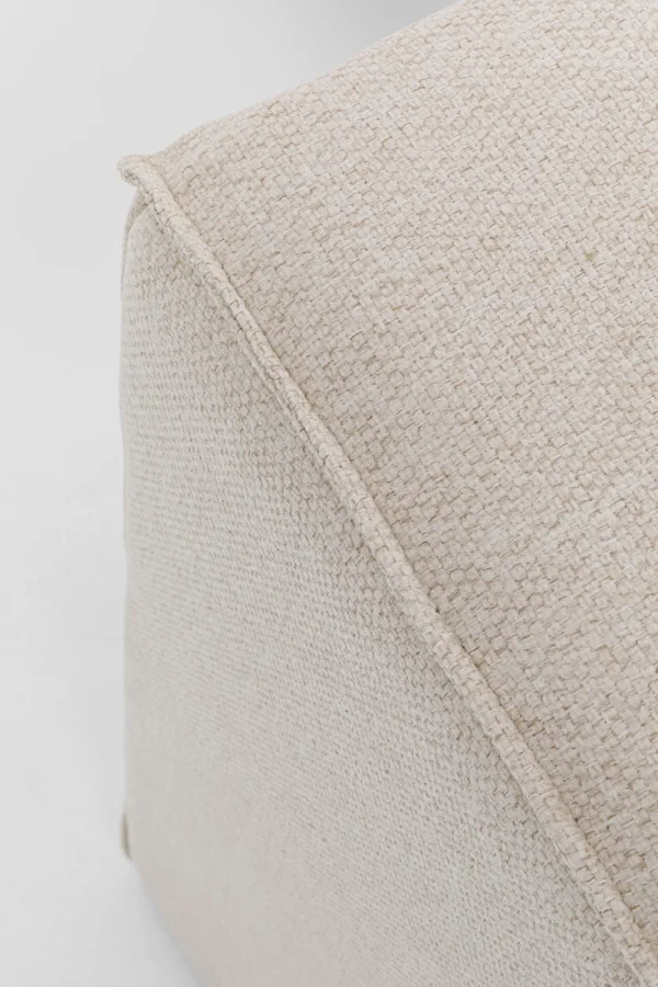 KARE Design Infinity Ottomane Semi Elements Cream Left 120cm