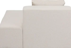 KARE Design Infinity Ottomane Semi Elements Cream Right 120cm