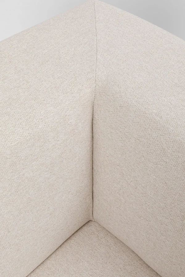 KARE Design Infinity Ottomane Semi Elements Cream Right 120cm