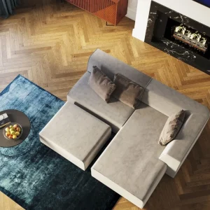 KARE Design Infinity 2-Zits Elements Grijs 100cm