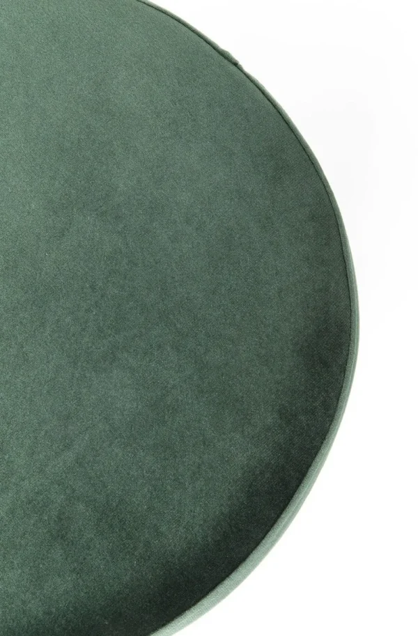 KARE Design Kruk Cherry Donkergroen Messing Ø35cm