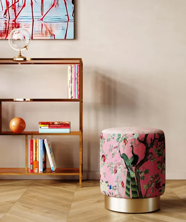 KARE Design Kruk Cherry Peacock Brass Ø32cm