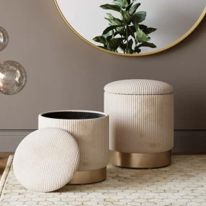 KARE Design Kruk Plush (Set Van 2)