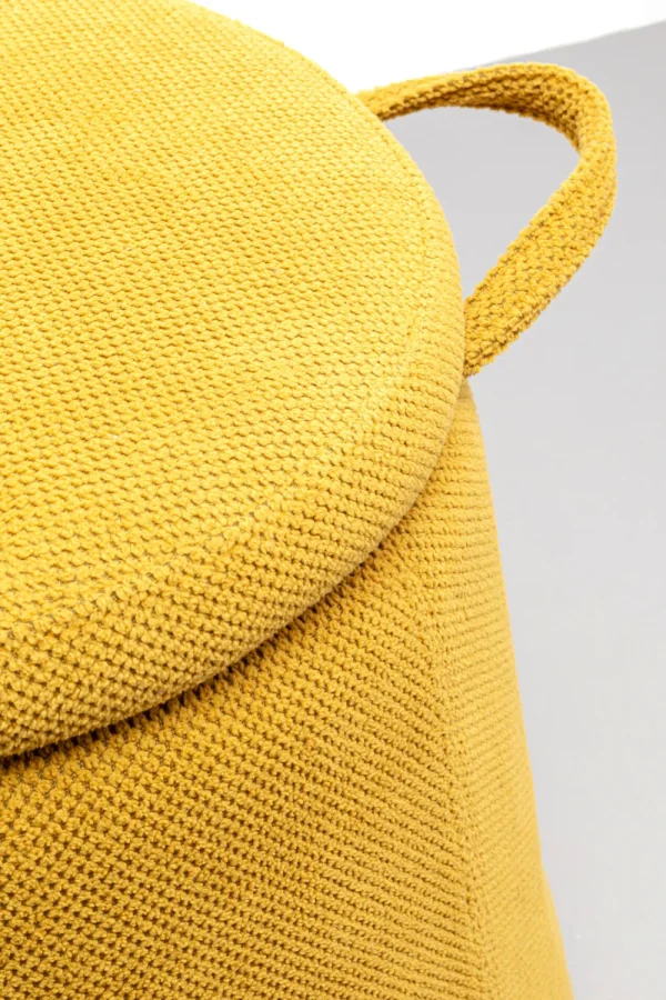 KARE Design Kruk Thimble Storage Geel Ø51cm