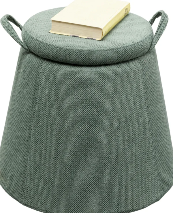 KARE Design Kruk Thimble Storage Groen Ø51cm