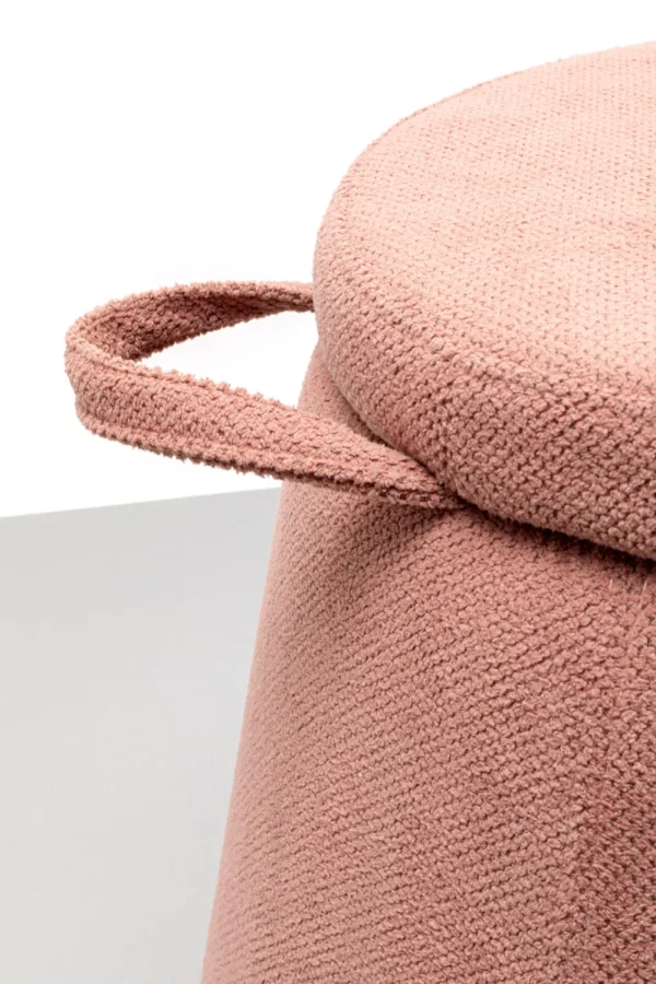 KARE Design Kruk Thimble Storage Roze Ø51cm