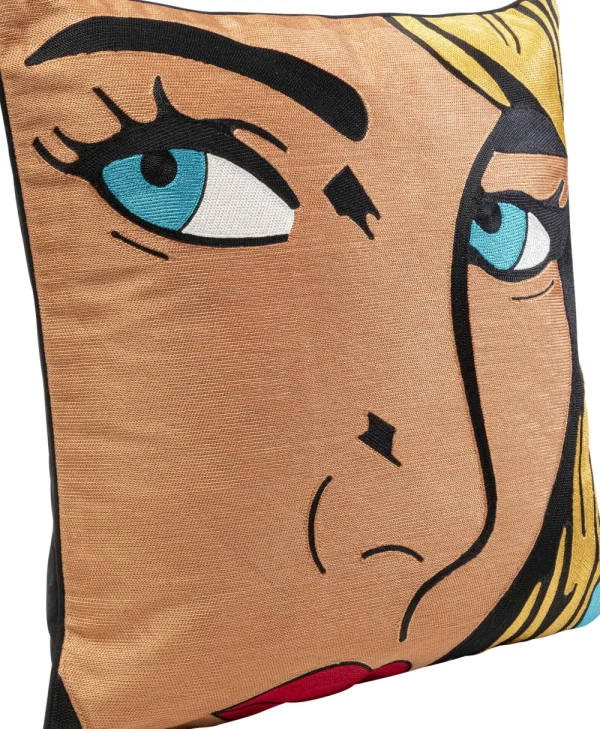 KARE Design Kussen Comic Lady 50x50cm