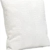 KARE Design Kussen Croco Wit 40x40cm